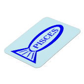 Fisces Star Sign Fish Magnet (Linke Seite)