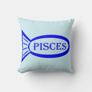 Fisces Star Sign Fish Pillow Kissen