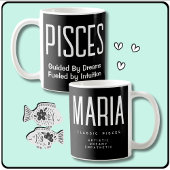Fisces Water Signature Astrologie Geschenk Kaffeetasse
