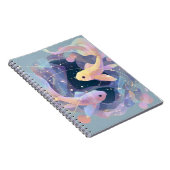 Fisces Zodiac Notebook - Dreamy Celestial Fish Notizblock (Rechte Seite)