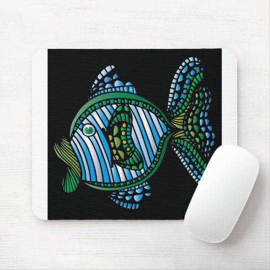 Fisch 1 mousepad (Mit Mouse)