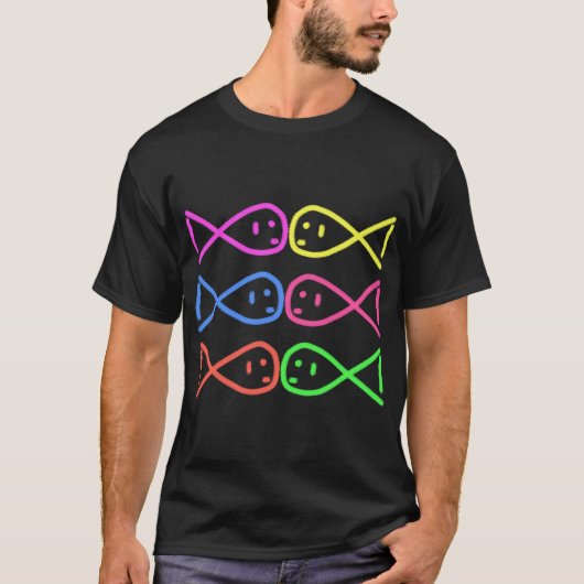Fisch 4 T-Shirt (Vorderseite)