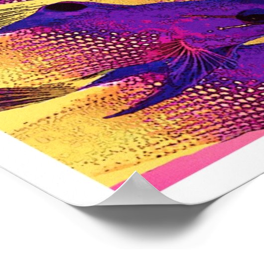 'Fisch 6.2' Poster (Ecke)