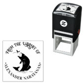 Fisch abspringen zum Abendessen "Aus der Bibliothe Permastempel (Beispiel)