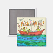 Fisch Ahoy! Magnet (Vorderseite/Rückseite)
