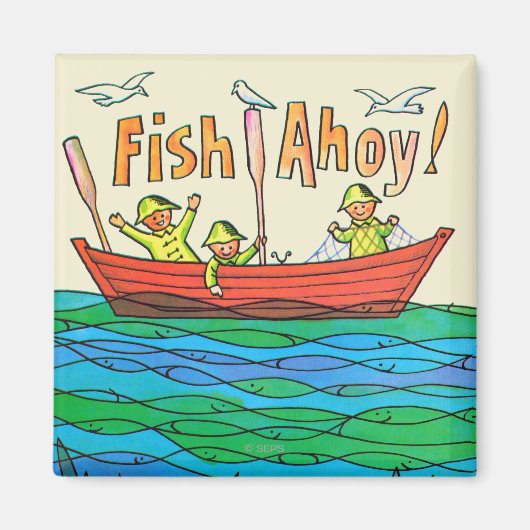 Fisch Ahoy! Magnet (Vorne)
