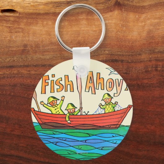 Fisch Ahoy! Schlüsselanhänger (Vorderseite)
