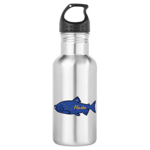 Fisch Alaska Lmon Edelstahlflasche