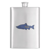 Fisch Alaska Lmon Flachmann (Vorderseite)