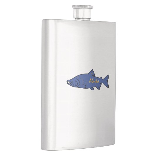 Fisch Alaska Lmon Flachmann (Rechts)