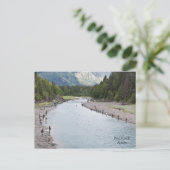 Fisch Alaska! Postkarte (Stehend Vorderseite)