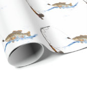 Fisch am Haken Geschenkpapier (Rolleneckpunkt)