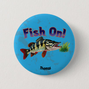 "Fisch an!" Trophäe im natürlichen Lebensraum Button