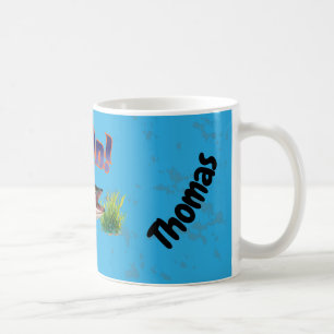 "Fisch an!" Trophäe im natürlichen Lebensraum Kaffeetasse