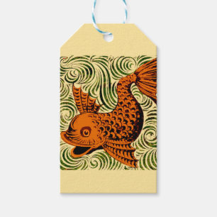 Fisch Antike Fliese Alte Kunst uralte de Morgan Ku Geschenkanhänger