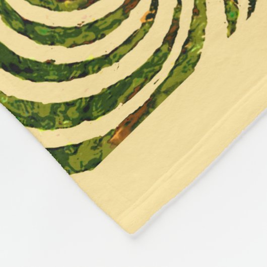 Fisch Antikes Tile Alte Kunst antiken Fleecedecke (Ecke)