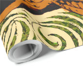 Fisch Antikes Tile Alte Kunst antiken Geschenkpapier (Rolleneckpunkt)