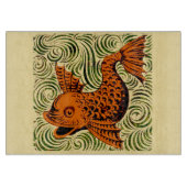 Fisch Antikes Tile Alte Kunst antiken Schneidebrett (Vorderseite)