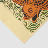 Fisch Antikes Tile Alte Kunst antiken Seidenpapier (Ausschnitt)