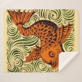 Fisch Antikes Tile Alte Kunst antiken Sherpadecke (Vorderseite (Horizontal))