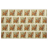 Fisch Antikes Tile Alte Kunst antiken Stoff (Fat Quarter (45,7 x 55,9 cm))