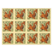 Fisch Antikes Tile Alte Kunst antiken Tischdecke (Vorderseite (Horizontal))