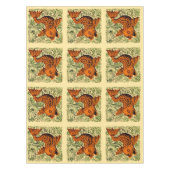 Fisch Antikes Tile Alte Kunst antiken Tischdecke (Vorderseite)