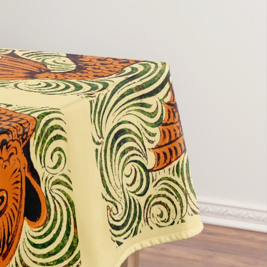 Fisch Antikes Tile Alte Kunst antiken Tischdecke (Beispiel)