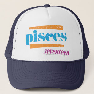 Fisch-Aqua Truckerkappe
