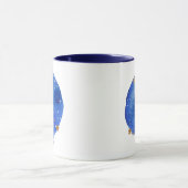 Fisch-Aquarell-Himmels-Konstellations-Tierkreis Tasse (Zentrum)