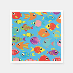 Fisch Aquarium 1 Geburtstag Party Napkins Serviette