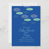 Fisch Aquarium Blau Babyparty