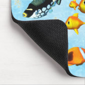 Fisch-Aquarium Mousepad Mausunterlage (Ecke)