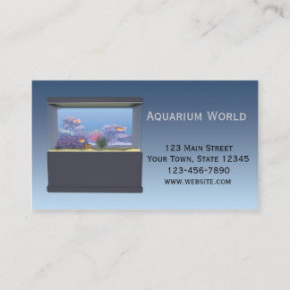 Fisch-Aquarium Visitenkarte