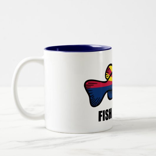 Fisch Arizona Zweifarbige Tasse (Links)