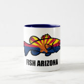 Fisch Arizona Zweifarbige Tasse (Mittel)