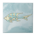 Fisch Art Blue Mosaic Nautical Fliese<br><div class="desc">Dieses Design wurde durch digitale Kunst erstellt und kann personalisiert werden, indem Sie auf den Knopf Anpassen klicken und die Farbe ändern, einen Namen, Initialen oder Ihre Lieblingssprache hinzufügen. Kontaktieren Sie mich unter colorflowcreations@gmail.com , wenn Sie dieses Design für ein anderes Produkt haben möchten. Kaufen Sie meine originale abstrakte Acrylmalerei...</div>