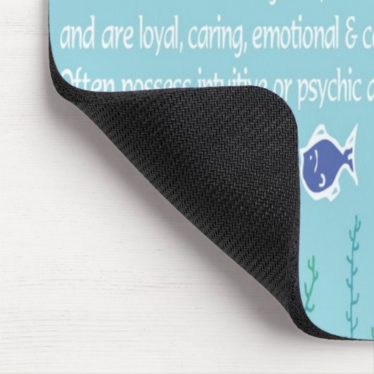 Fisch-Astrologie Mousepad (Ecke)