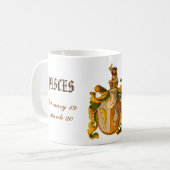 Fisch-Astrologie-Tasse Kaffeetasse (Vorderseite Links)