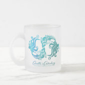 Fisch-Astrologie-Tasse Mattglastasse (Links)