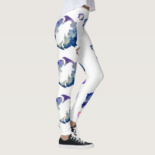 Fisch-Astrologie-Zeichen Leggings
