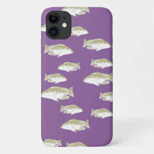 Fisch auf lila Case-Mate iPhone hülle