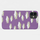 Fisch auf lila Case-Mate iPhone hülle (Rückseite (Horizontal))
