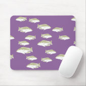 Fisch auf lila mousepad (Mit Mouse)