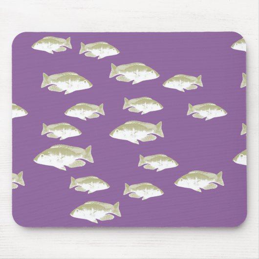 Fisch auf lila mousepad (Vorne)