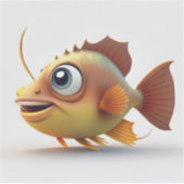 Fisch Aufkleber (Vorderseite)