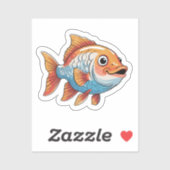 Fisch-Aufkleber Aufkleber (Blatt)