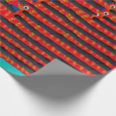 Fisch Auge Abstrakt Geschenkpapier (Ecke)