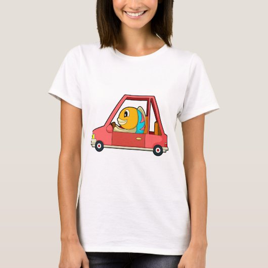 Fisch Auto T-Shirt (Vorderseite)