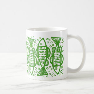 Fisch - Avocado Green Kaffeetasse